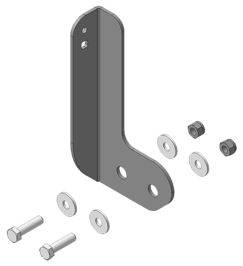 Кронштейн освещения. 4 мм, Сталь. для FAW J7 2023-н.в. MOTODOR.23905