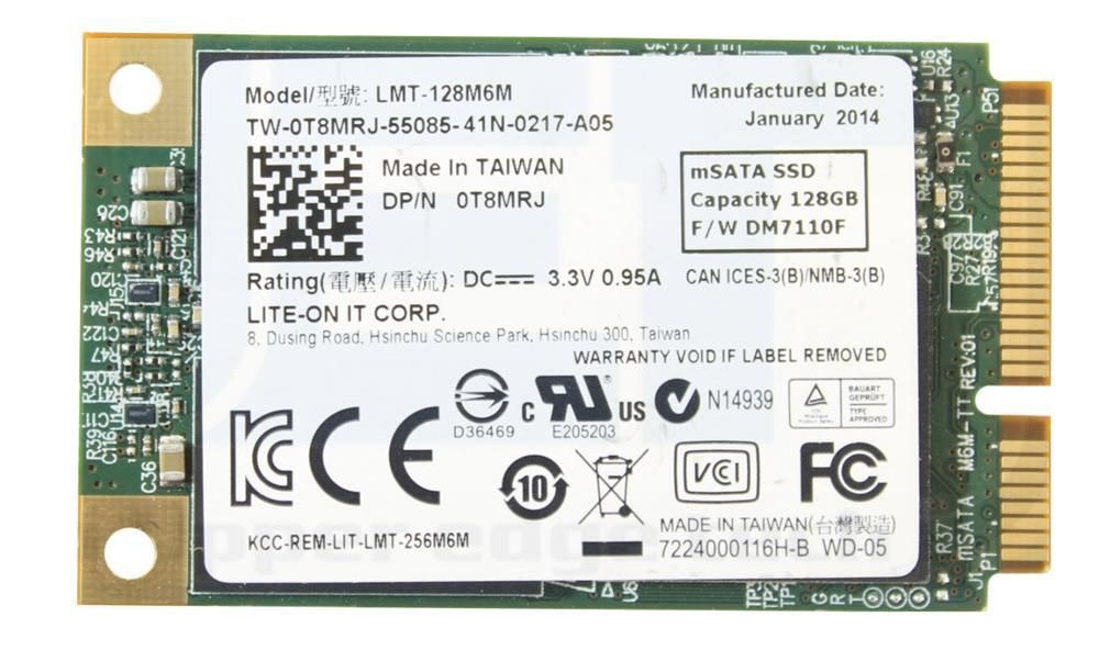 Жесткий диск Dell 128GB 6G MSATA SSD 0T8MRJ