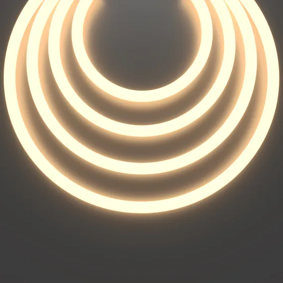 Гибкий неон круглый 360° D18 24В 14,4Вт/м 3000К IP65 5м Led Strip 201146