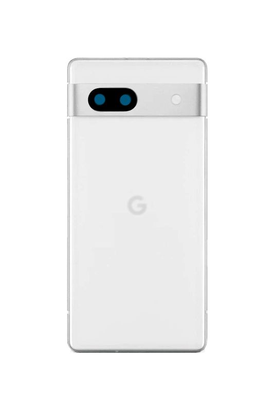 Задняя крышка для Google Pixel 7A белый (Snow) со стеклом камеры