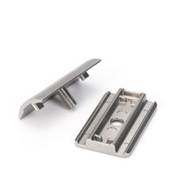 Т-образная бритва MUEHLE ROCCA, сталь, черный акцент, closed comb (R 96)