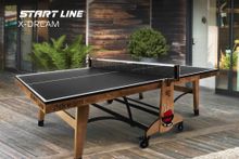 Стол теннисный X-dream Start Line (Дуб натуральный(natur-wood), ЛДСП Графит)