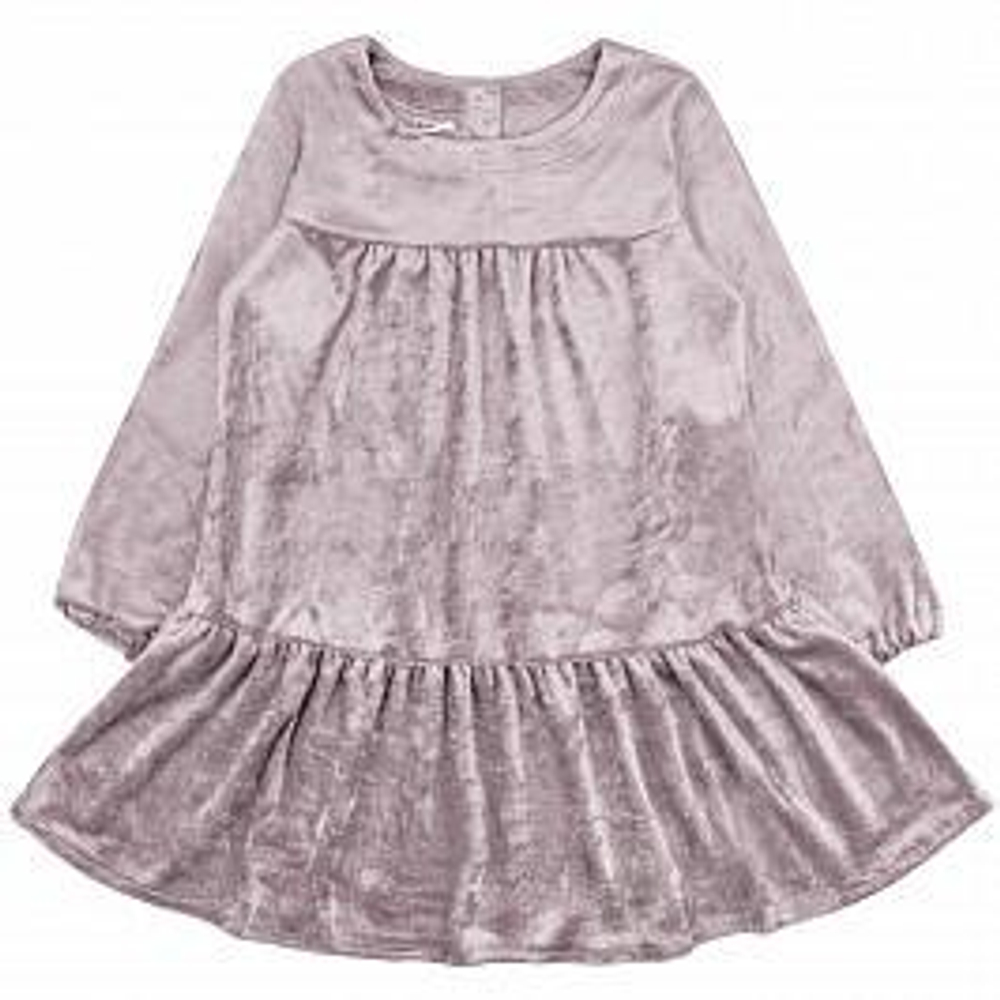 Платье велюр 0879900101 р.110-116 (Юлла)