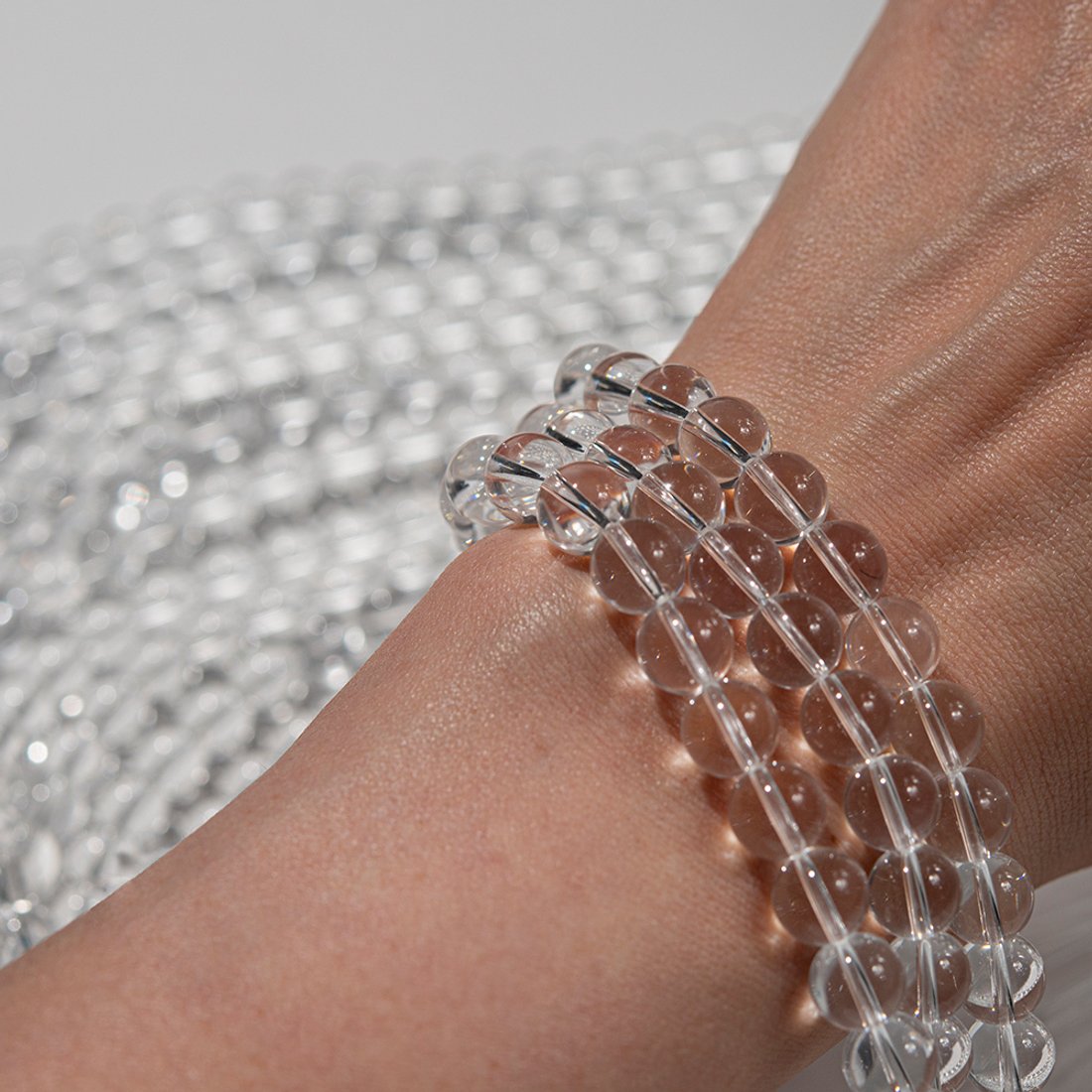 Горный хрусталь (имитация), 8,4мм, шар