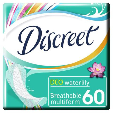 Discreet Прокладки ежедневные Deo Water Lily Multiform Trio 60шт