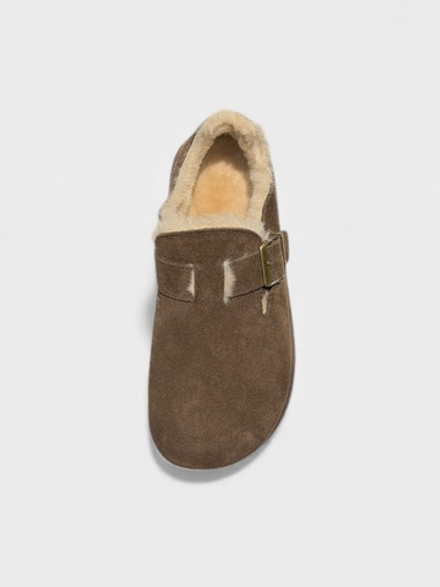 Лоферы с мехом