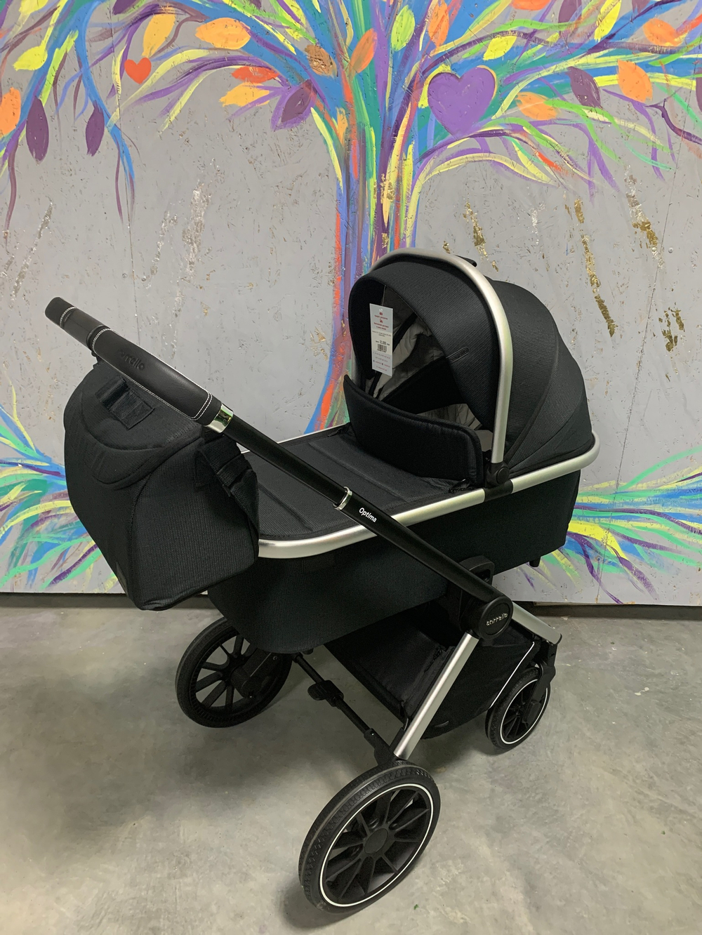 Коляска 2 В 1 Carrello Optima CRL-6503 Leather Black