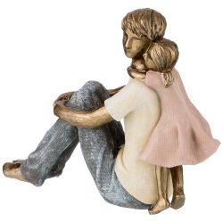 СТАТУЭТКА "ОТЦОВСТВО" 13,5*6*11,5 СМ. СЕРИЯ "ФЬЮЖН" (КОР=36ШТ.)