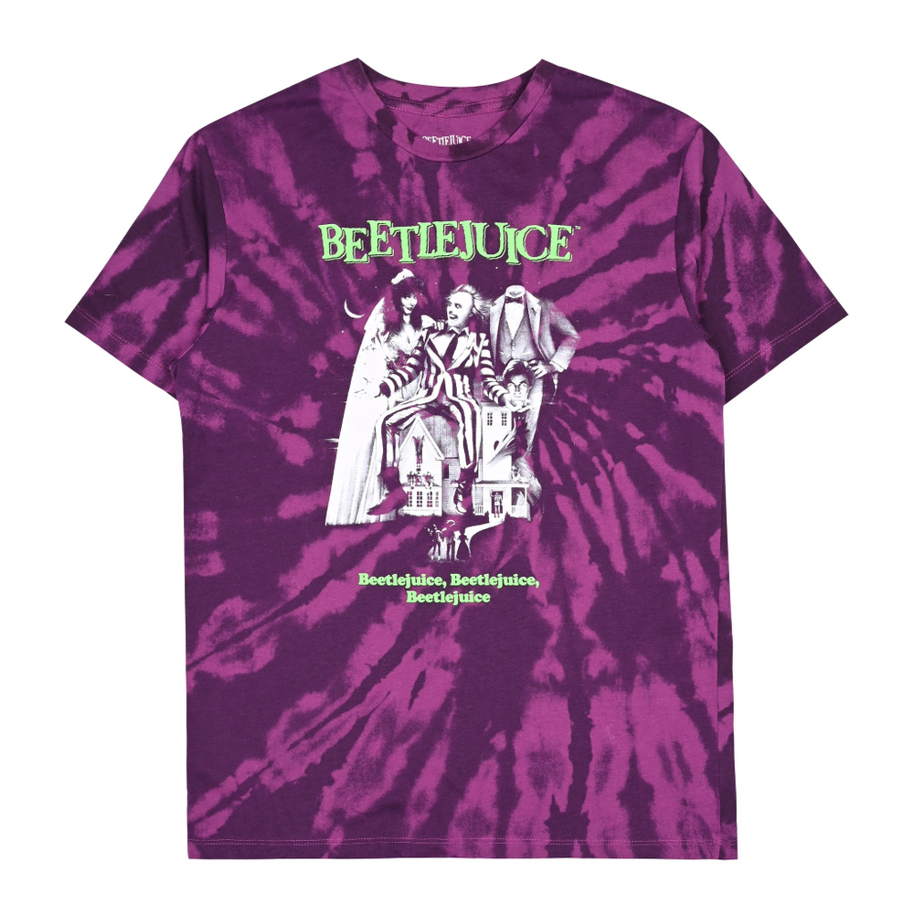 Официальный мерч кинокартины Beetlejuice с тайдай окраской, M