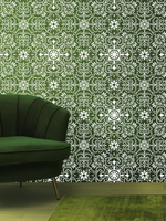 Трафарет для стен из пластика многоразовый 025