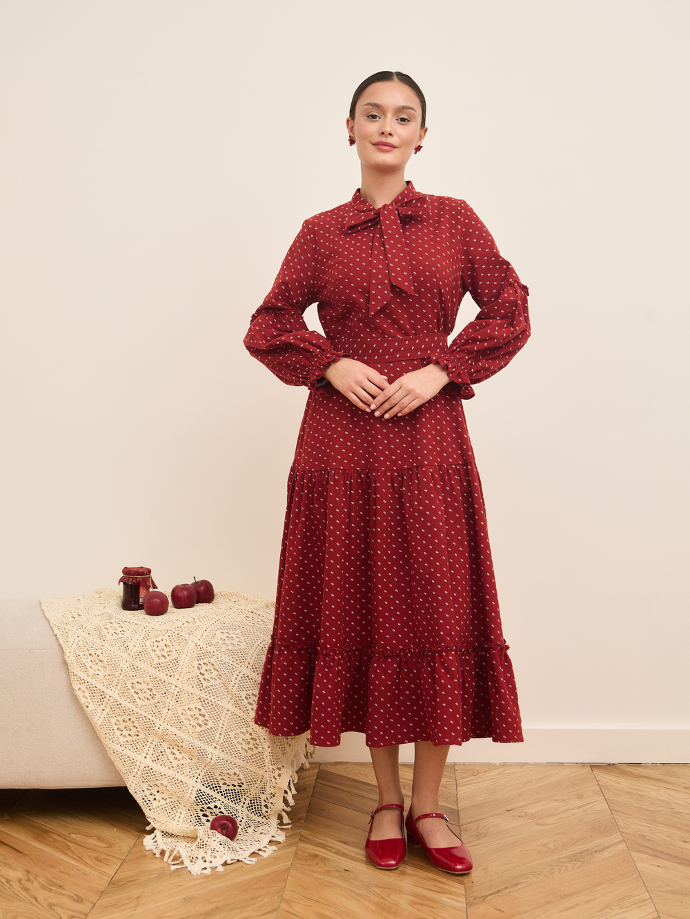 Платье на завязках