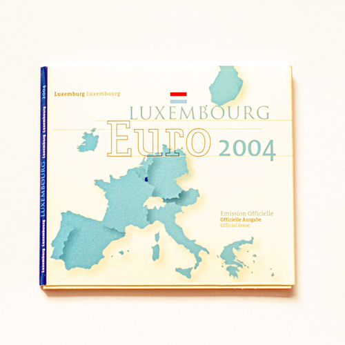 Luxembourg 2004 Year Set + 2 Euro "Effigy and Monogram of Grand Duke Henri"