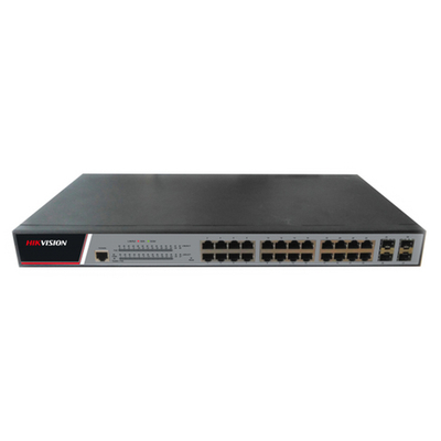 DS-3E2528P(B) PoE коммутатор Hikvision