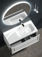 Тумба с раковиной Sancos Very 100 см VR100RW правая, bianco