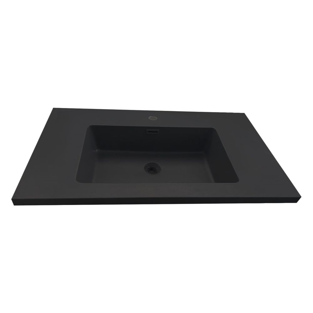 XLP5-100B Раковина каменная 100*50*12 см. черный