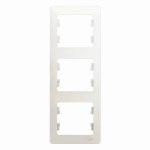 GLOSSA 3-постовая РАМКА, вертикальная, ПЕРЛАМУТР