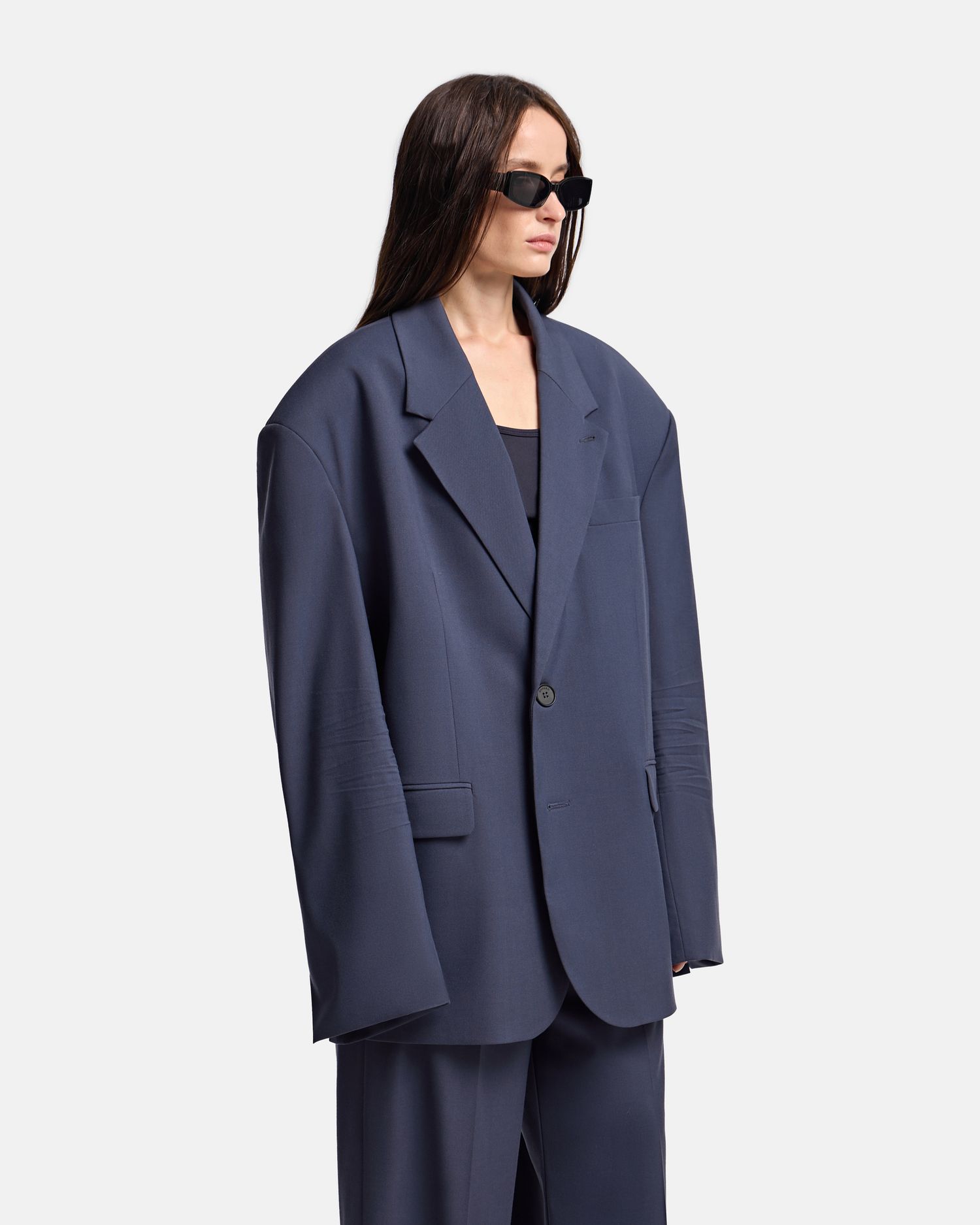 Пиджак over с замятостями