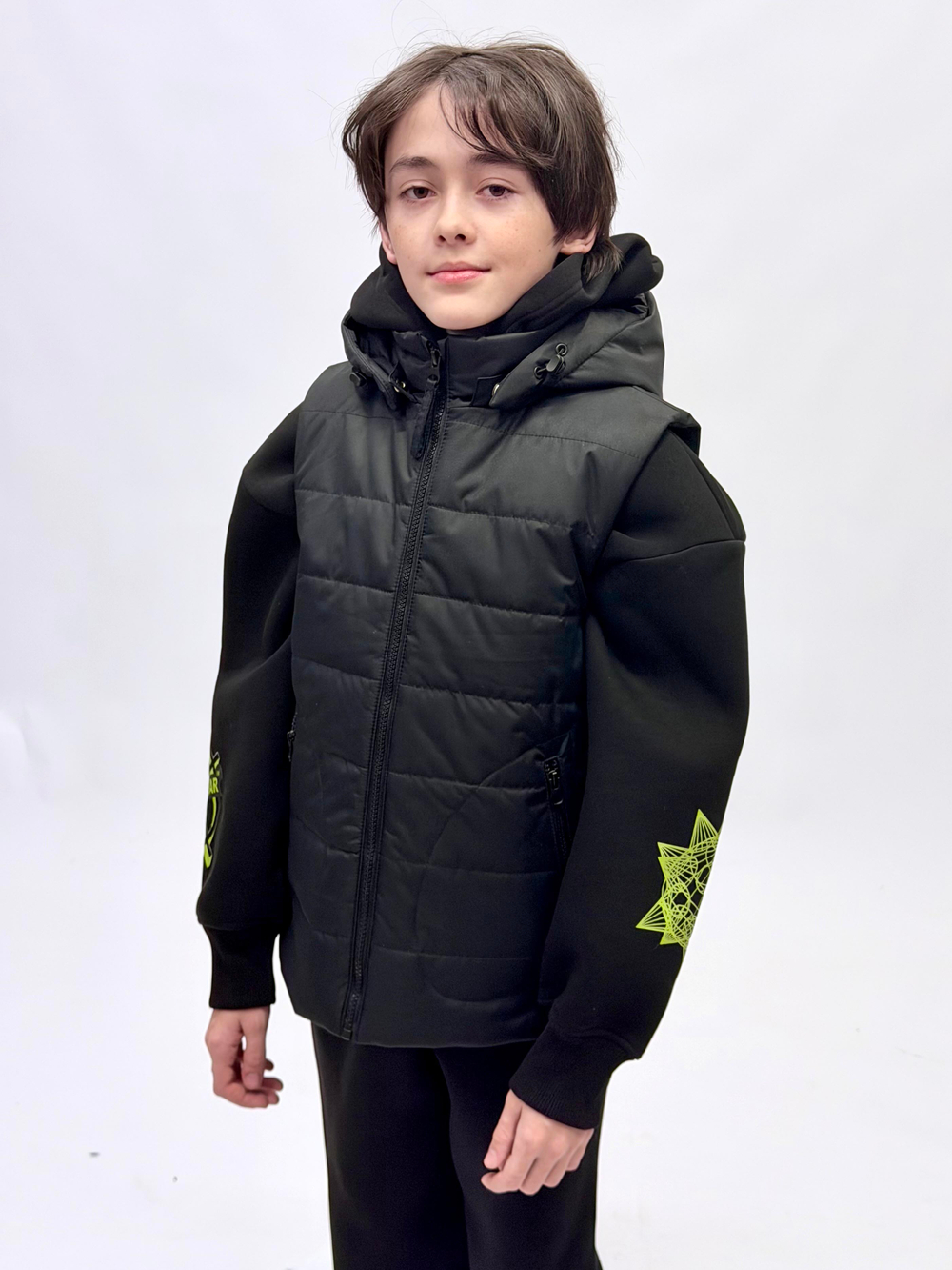 Жилет демисезонный мембрана для мальчика 8-12 лет Милашка Сьюзи