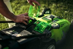 Газонокосилка аккумуляторная GREENWORKS TwinForce G40LM49DB 40В,49см,без АКБ и ЗУ (2500207)