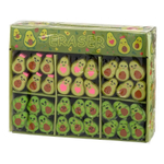 Ластик Basir, фигурный, серия "Авокадо", с рисунком на корпусе