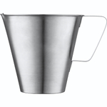 Кувшин мерный «Проотель»;сталь нерж.;1л;D=14,5,H=13см;серебрист. (Цвет: серебристый)