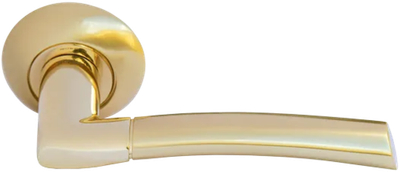 Ручка дверная "Пиза" MH-06 золото матовое/золото