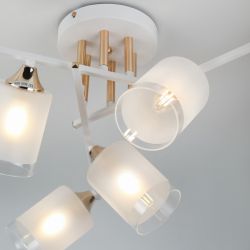 Люстра Rivoli Georgiana 9144-205 6 х Е27 60 Вт модерн | Rivoli