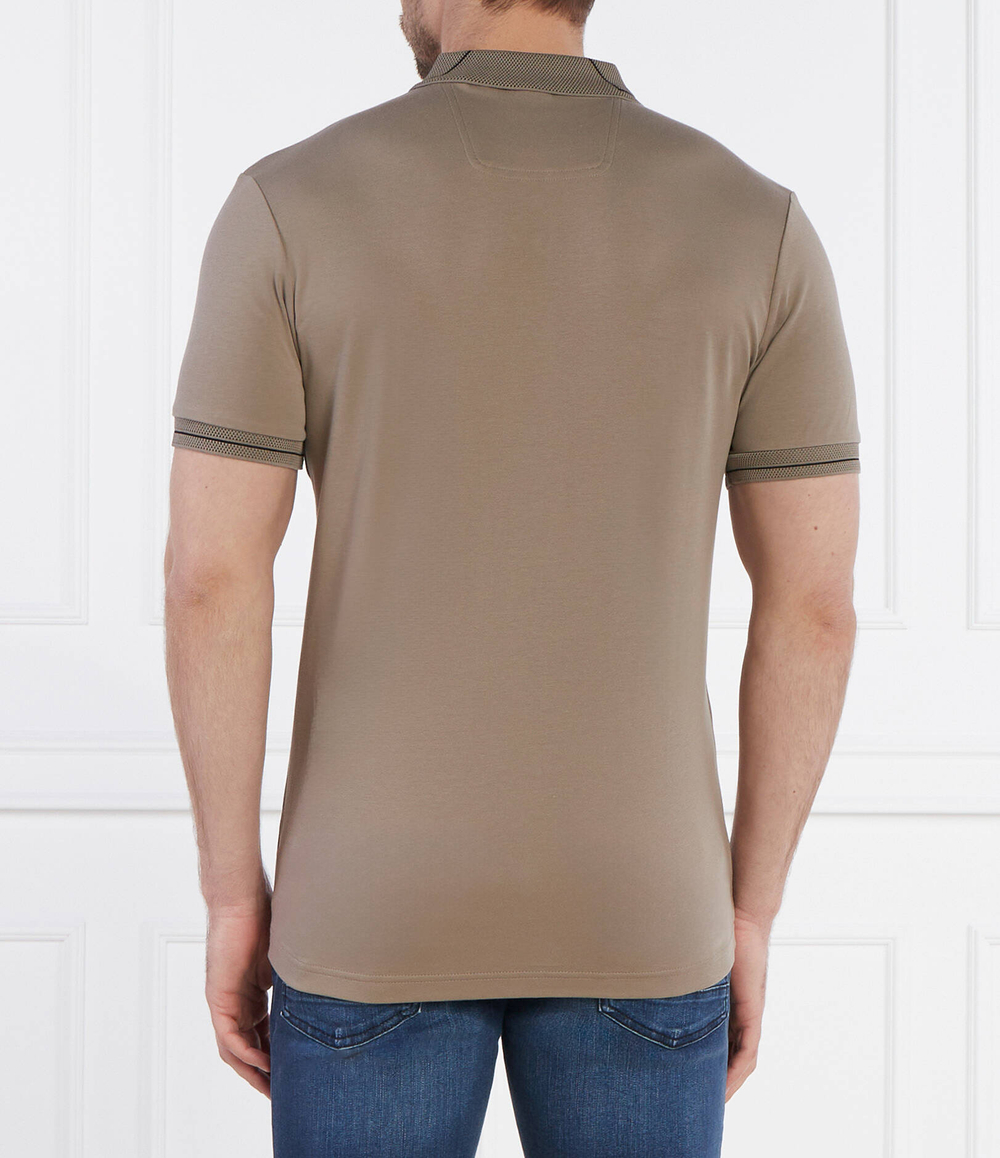 Поло Paule 1 BOSS GREEN - оливковый(50512892)