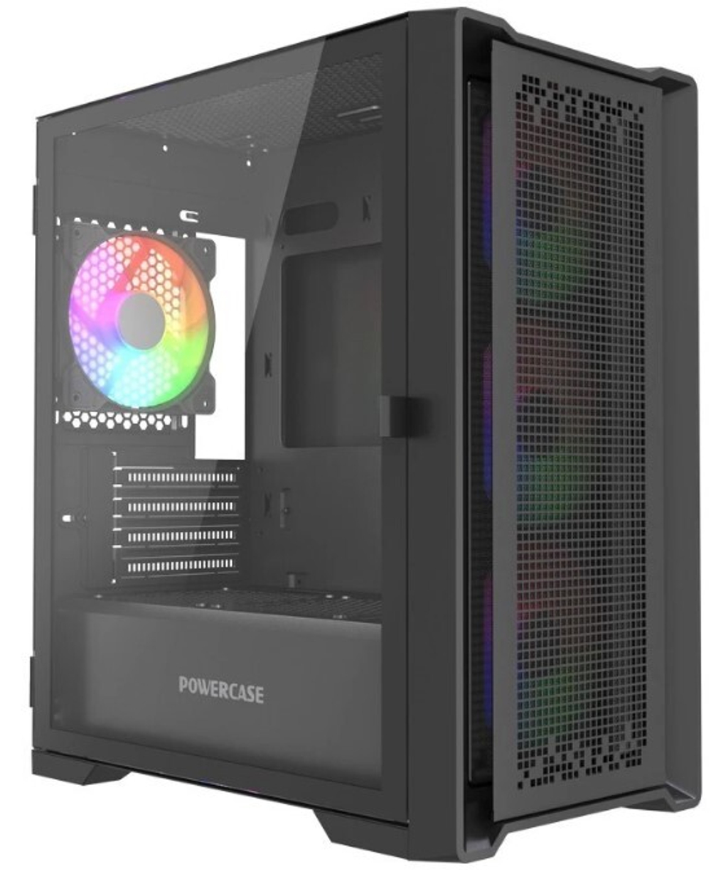 Корпус mATX Powercase ByteFlow Micro Black LE
