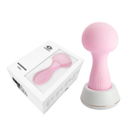 Розовый клиторальный мини-вибратор 12см в форме гриба Otouch Clitoral Vibrator Mushroom Pink