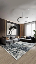 Ковер EKOHALI Fresco FS 16 grey/black 160x230