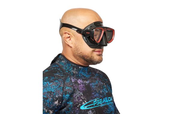 Маска Seac Extreme 50 черный/красный