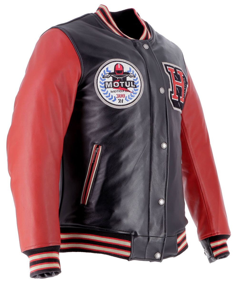 Student Cuir Rag Motul / Черно-красный