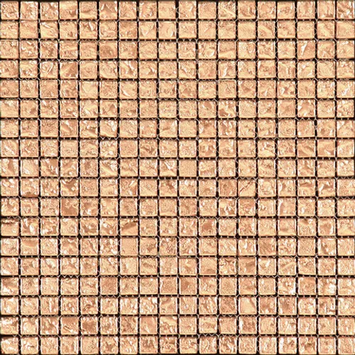BSA-07-15 Стеклянная мозаичная плитка Natural Crystal коричневый квадрат глянцевый