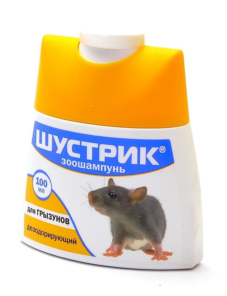 ШАМПУНЬ &quot;ШУСТРИК&quot; Д/ГРЫЗУНОВ 100мл ДЕЗОДОРИРУЮЩИЙ