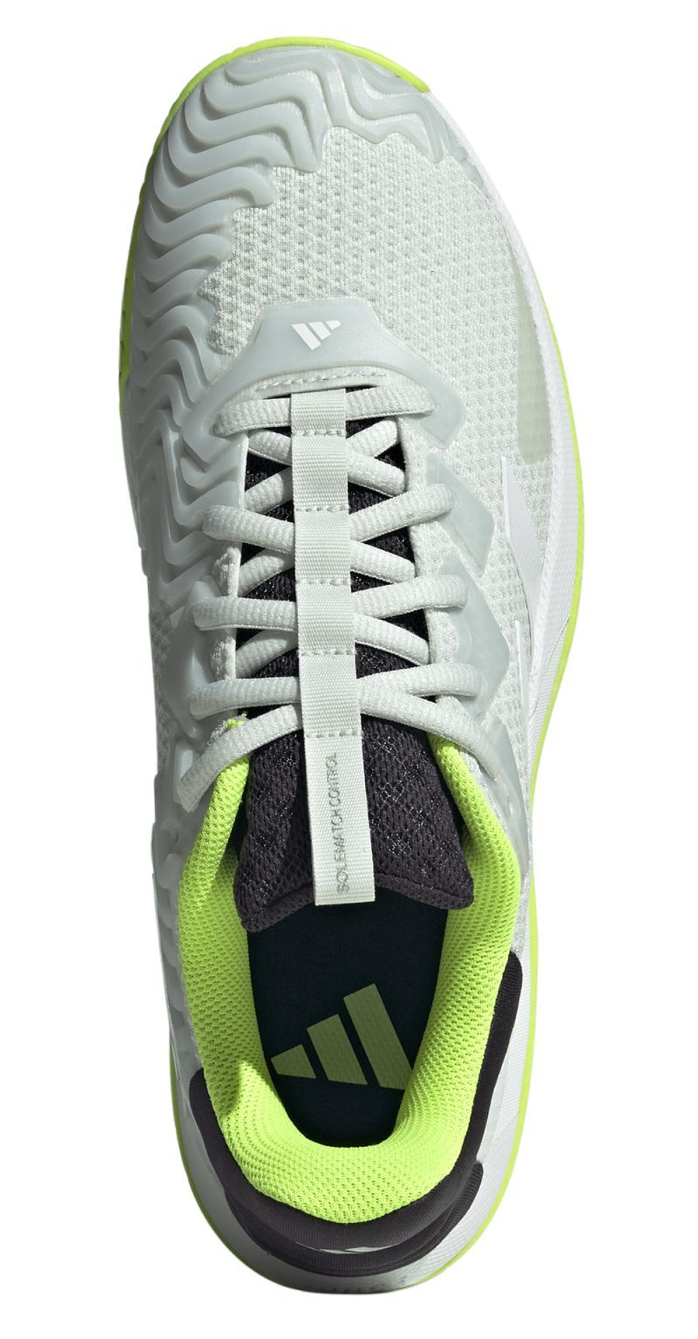 Мужские кроссовки теннисные Adidas SoleMatch Control M - crystal jade/cloud white/lucid lemon