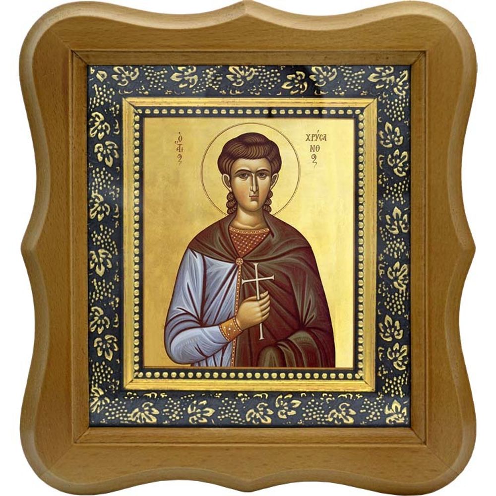 Хрисанф Римский мученик. Икона на холсте.