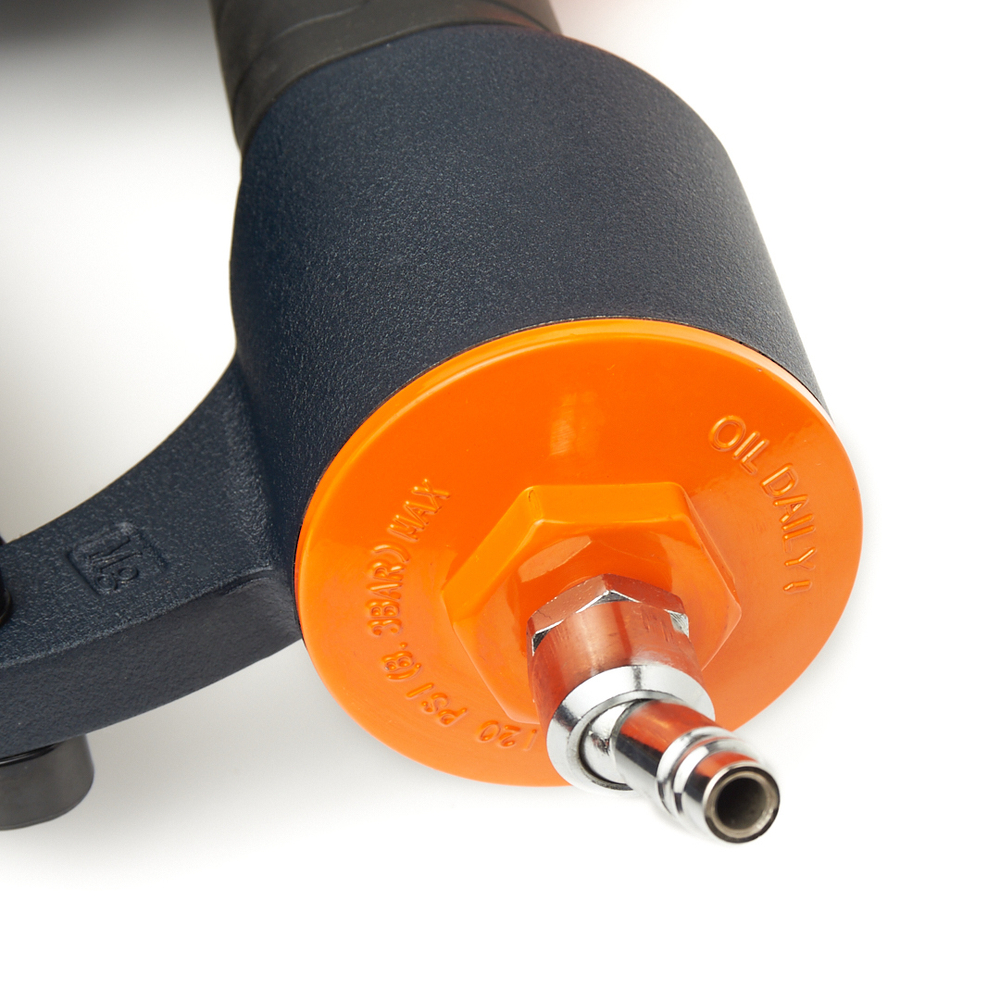 Пистолет гвоздезабивной для строительства HYBEST HCN90P (пневматический, гвозди CNW, магниевый)