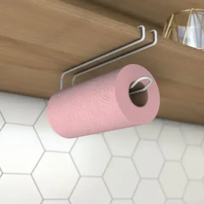 Подвес для бумажных полотенец на полку 16 мм, 257х107 мм, белый (Арт. тнп-23.2)