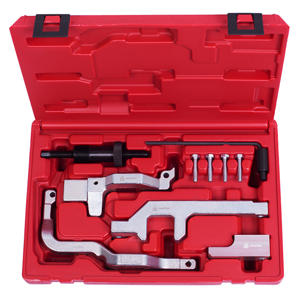 МАСТАК (103-21207C) Набор фиксаторов распредвала / коленвала, PSA / MINI, кейс, 10 предметов