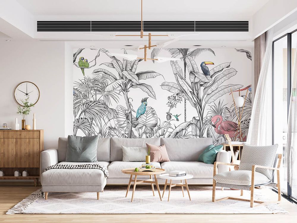 Шовная фреска MOD-80, 2,7 м (Ширина 4 м)