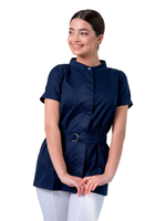 Туника медицинская женская Mariita MA766 на кнопках с поясом, синий, 50
