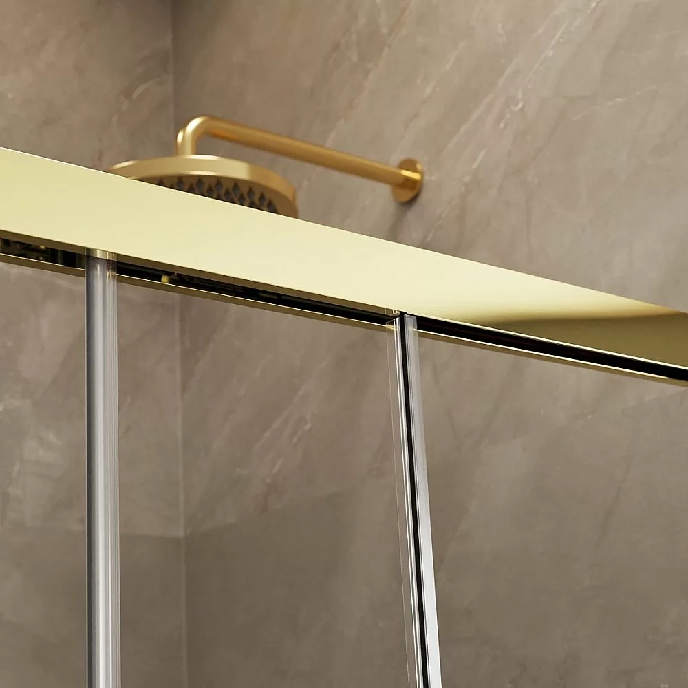 Душевой уголок Radaway Idea Gold KDJ 120х100 L стекло прозрачное/профиль золото