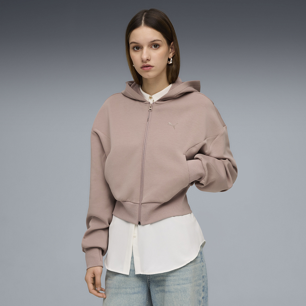 Женская толстовка PUMA TECH SENSE FZ Hoodie DK