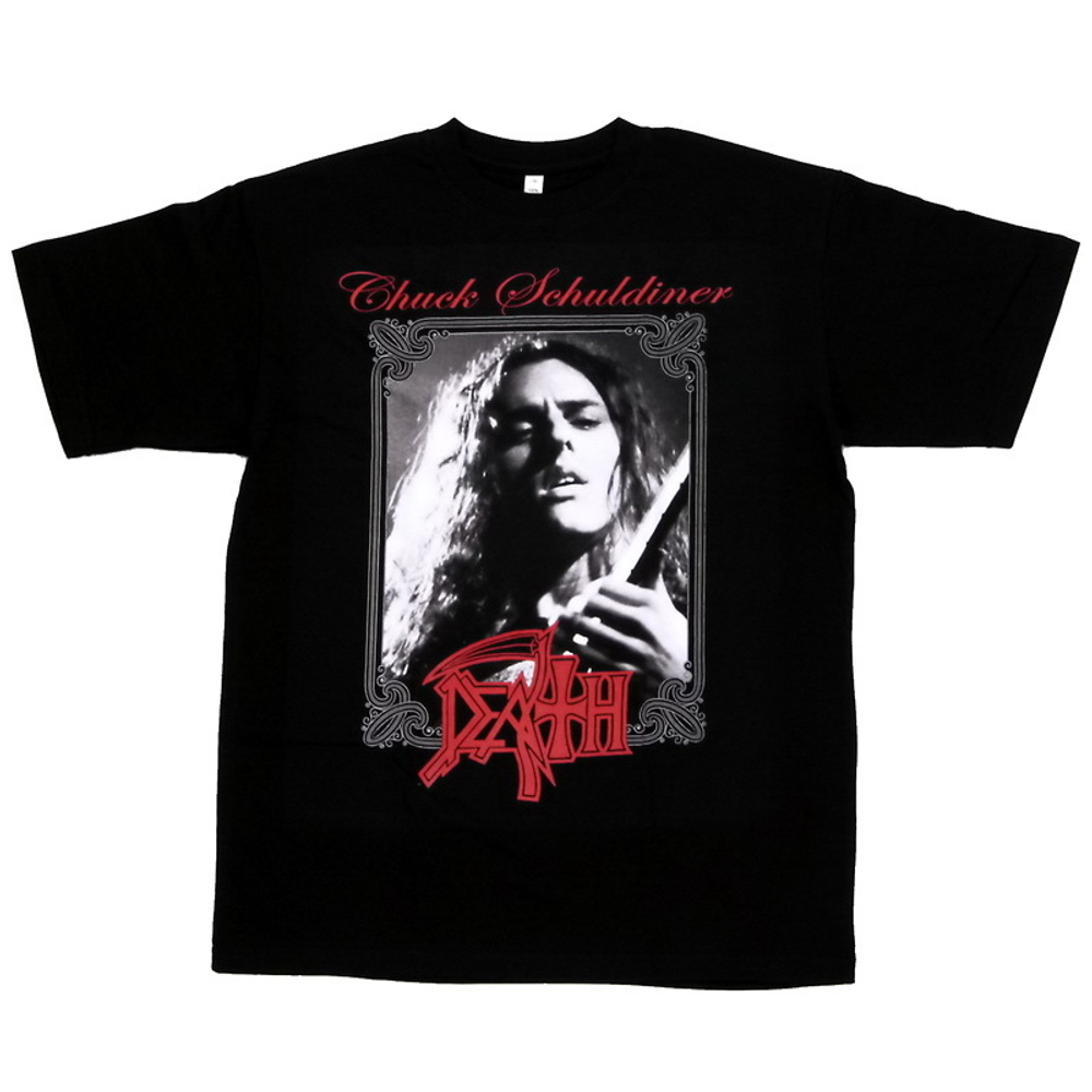 Футболка Death - Chuck Schuldiner портрет