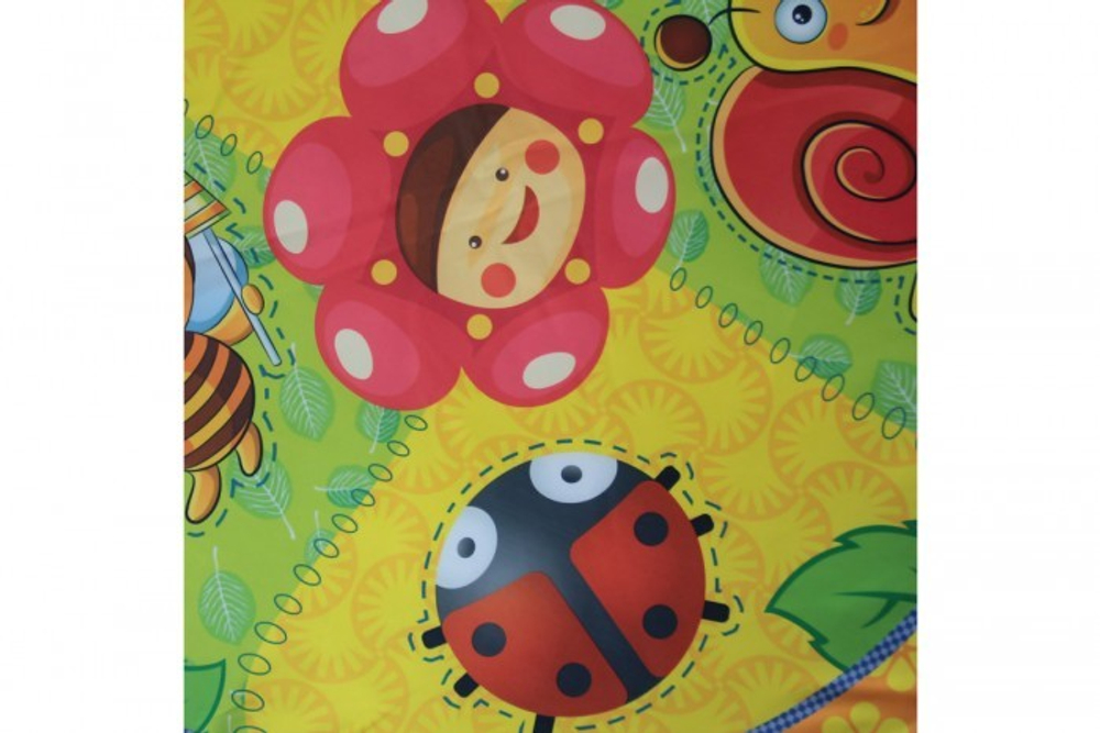 Развивающий коврик "Букашки", игрушки, зеркало