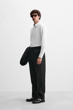 ZARА МУЖСКАЯ РУБАШКА, БЕЛЫЙ