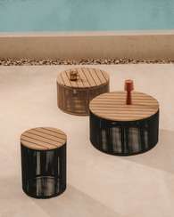 Журнальный столик Dandara Ø60х35 см бежевый