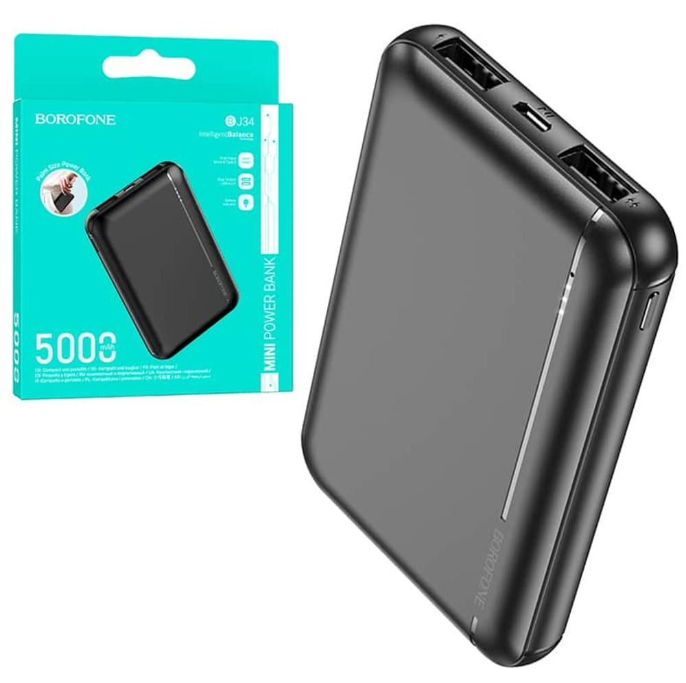 Портативный аккумулятор BOROFONE BJ34 5000 mAh (черный)