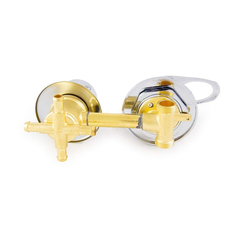 Смеситель для душевой кабины с переключателем на 4 режима 100мм под хомут